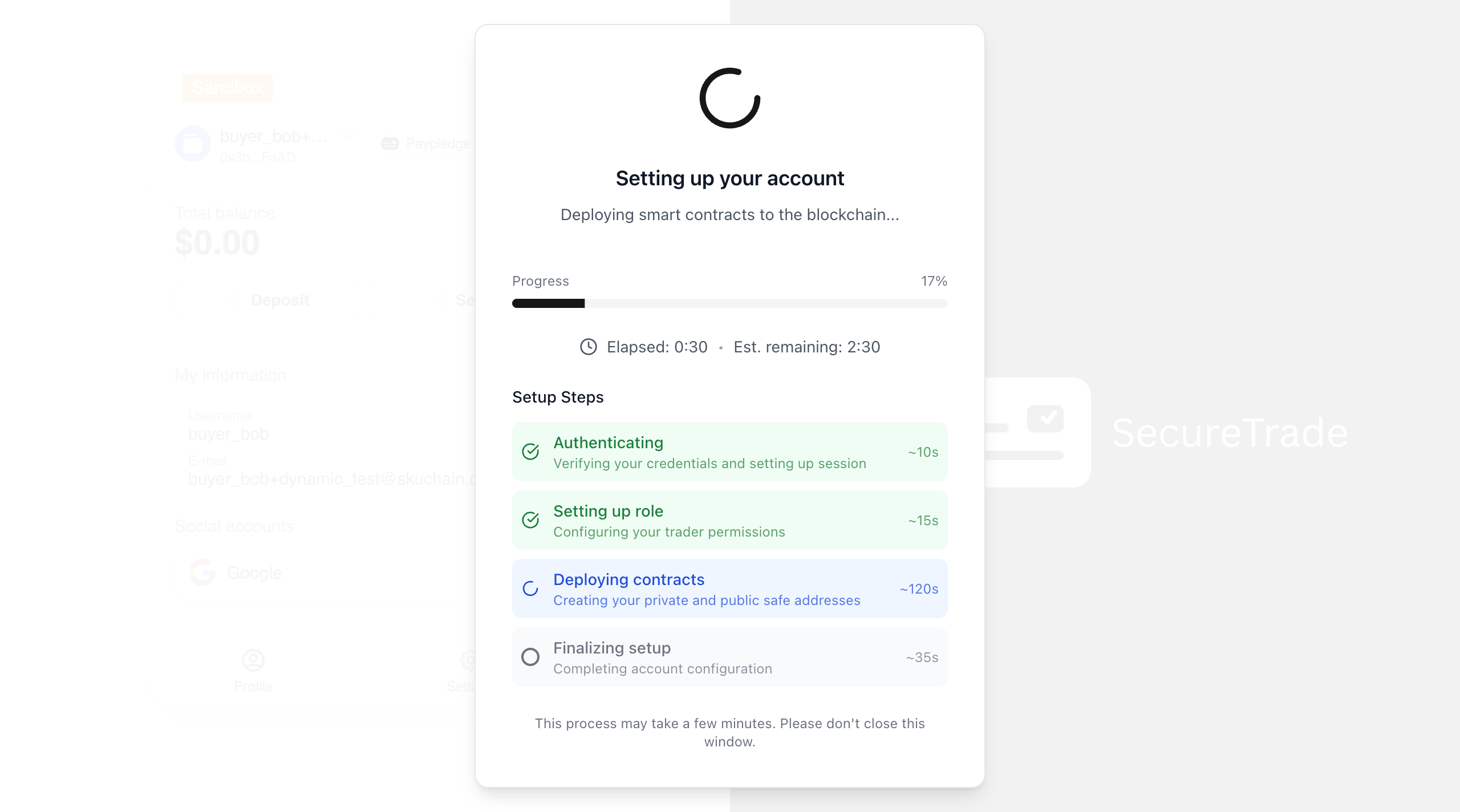 Onboarding Progress