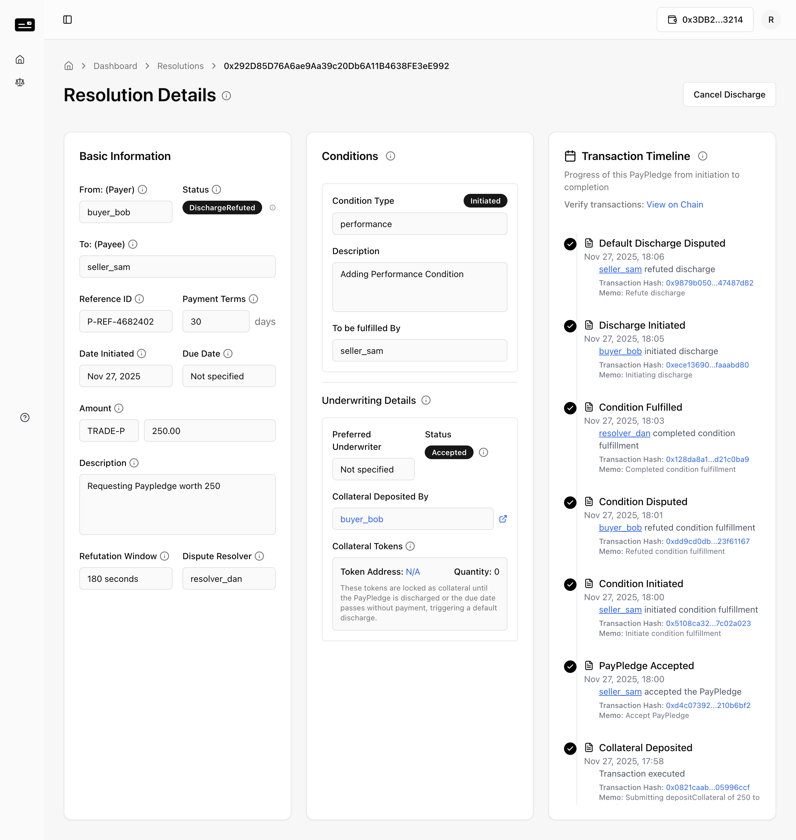 Resolver Complete Discharge Details