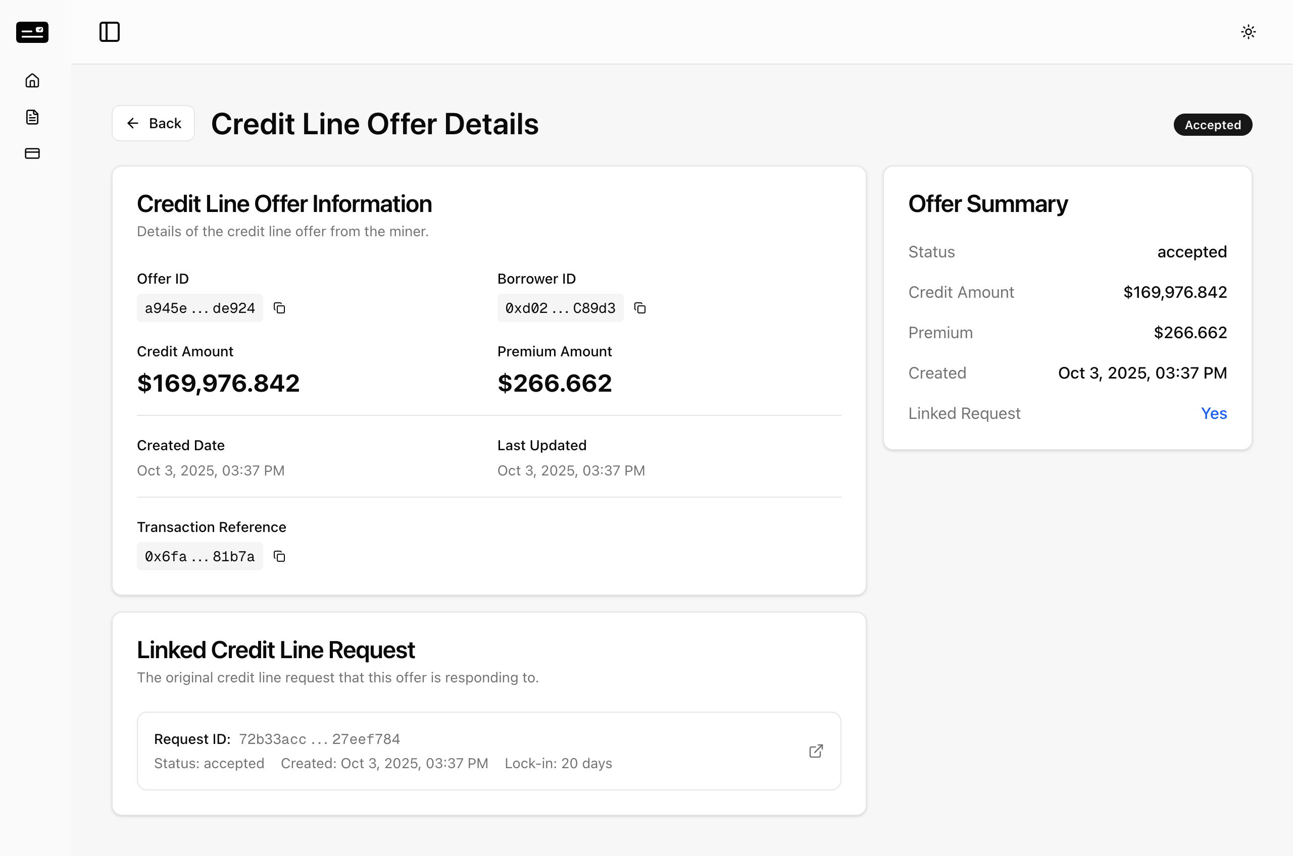 Offer Details